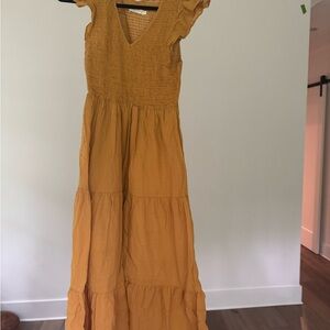 Mustard Yellow Maxi Dress
